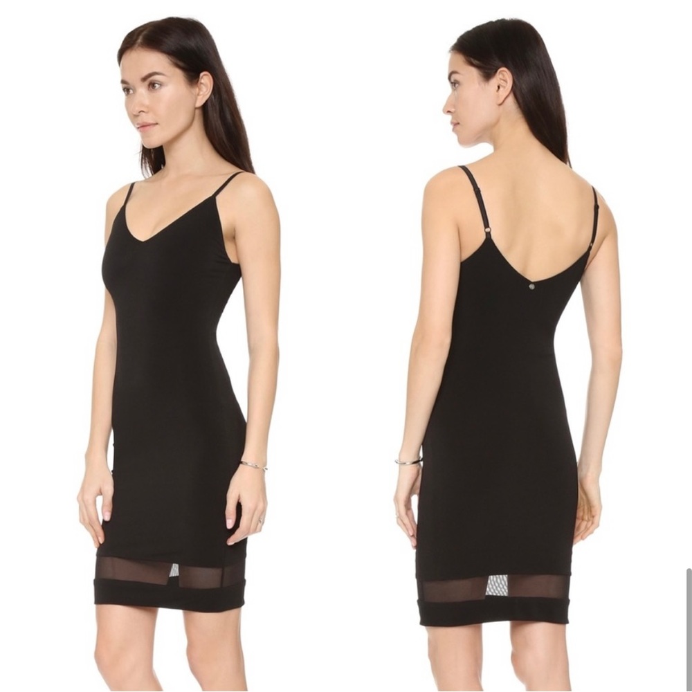Alice + Olivia bodycon dress with sheer mesh detail
